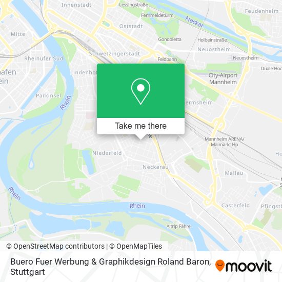 Buero Fuer Werbung & Graphikdesign Roland Baron map