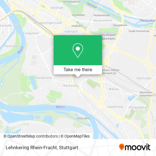 Карта Lehnkering Rhein-Fracht