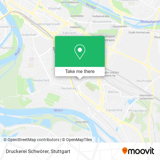 Карта Druckerei Schwörer