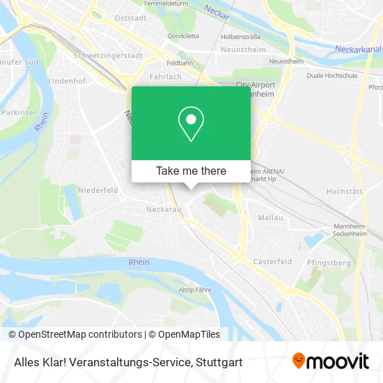 Карта Alles Klar! Veranstaltungs-Service