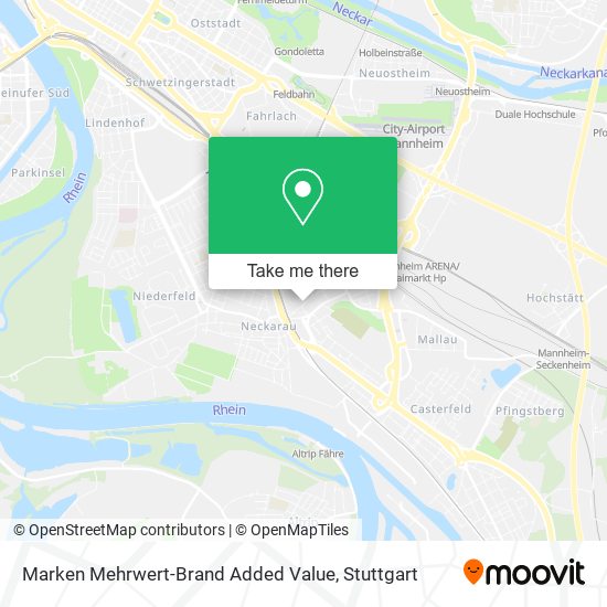 Marken Mehrwert-Brand Added Value map