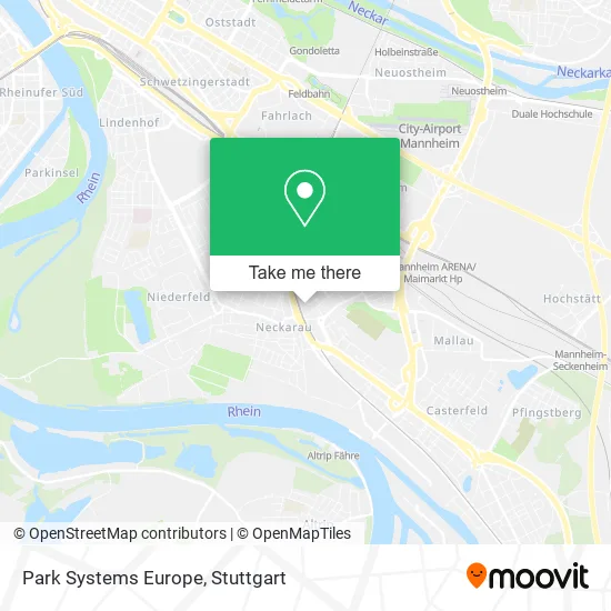 Park Systems Europe map