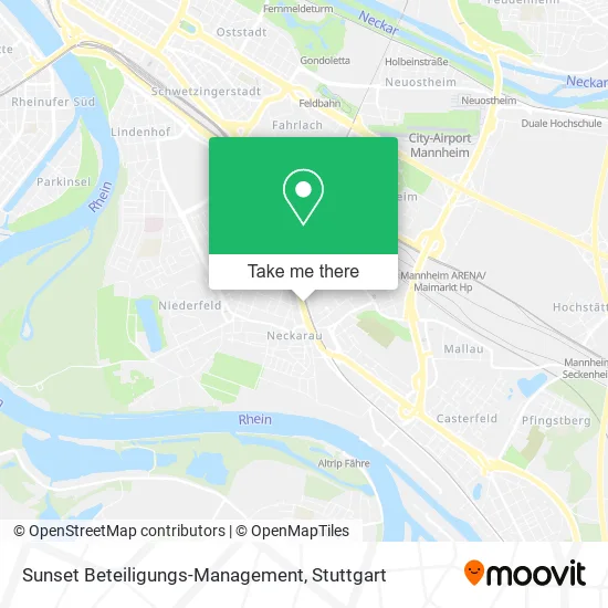 Карта Sunset Beteiligungs-Management