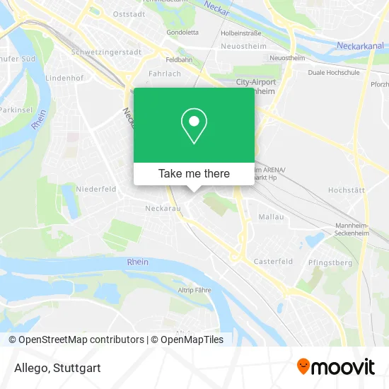Карта Allego