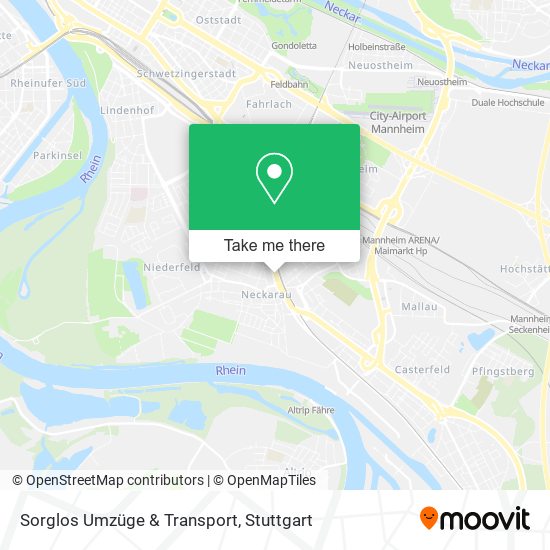 Карта Sorglos Umzüge & Transport