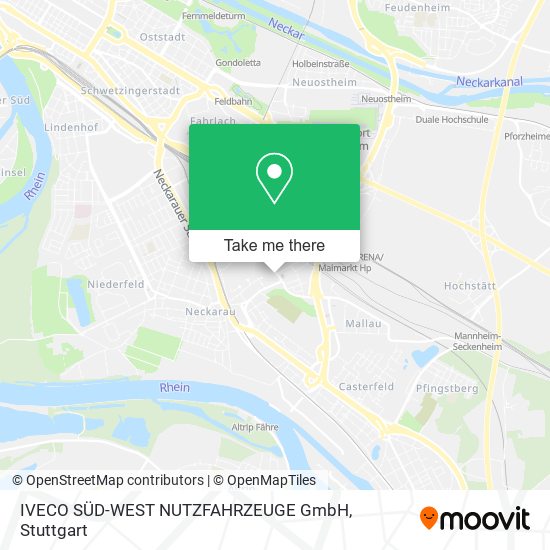 IVECO SÜD-WEST NUTZFAHRZEUGE GmbH map
