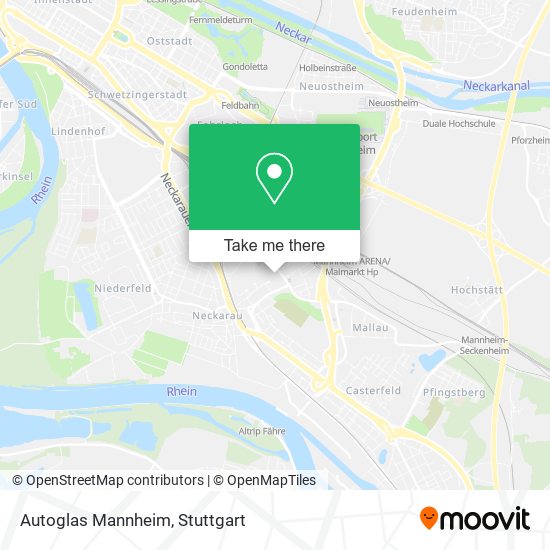 Карта Autoglas Mannheim