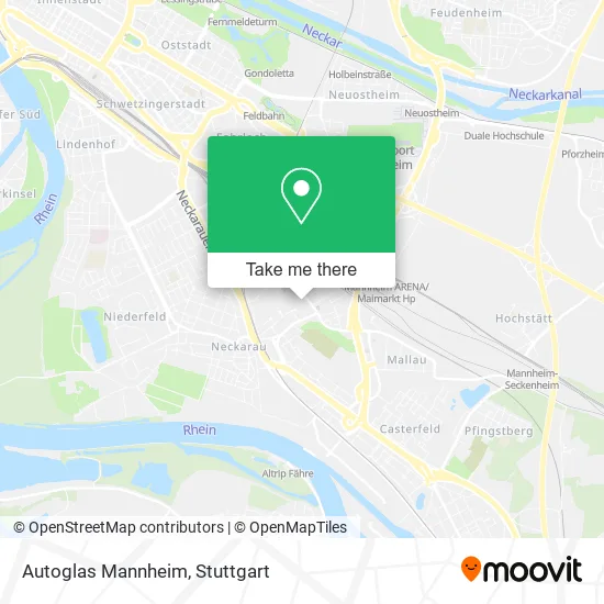 Карта Autoglas Mannheim