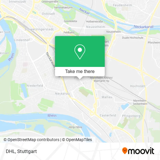 Карта DHL