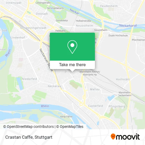 Карта Crastan Caffe