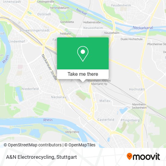 A&N Electrorecycling map