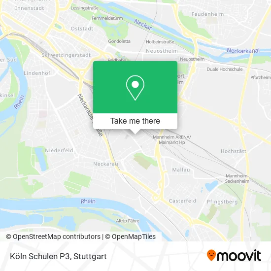 Карта Köln Schulen P3