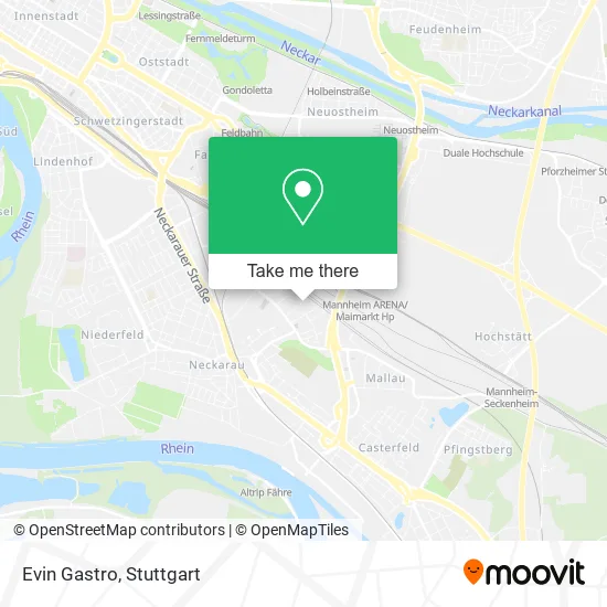 Карта Evin Gastro