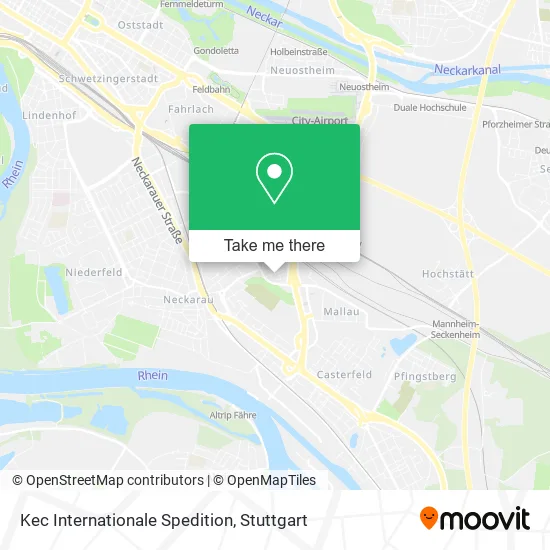Карта Kec Internationale Spedition