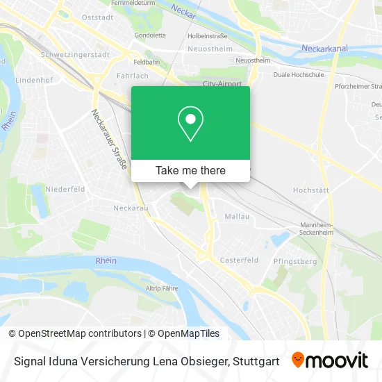 Карта Signal Iduna Versicherung Lena Obsieger