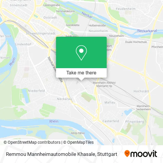 Карта Remmou Mannheimautomobile Khasale