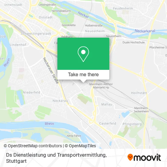 Карта Ds Dienstleistung und Transportvermittlung