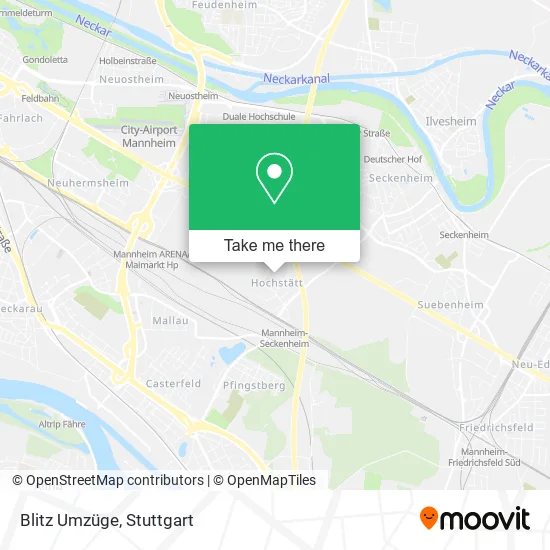 Карта Blitz Umzüge