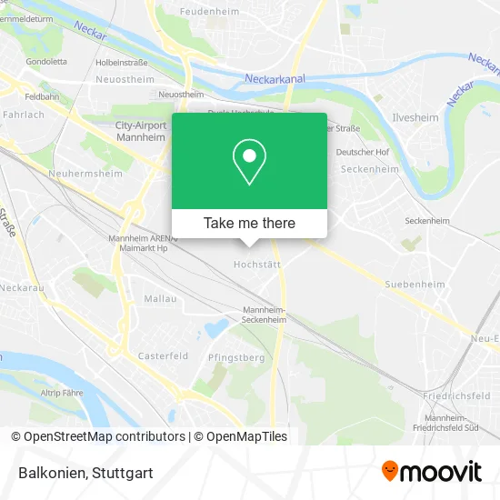 Карта Balkonien