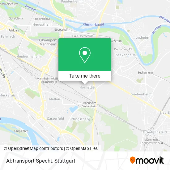 Карта Abtransport Specht