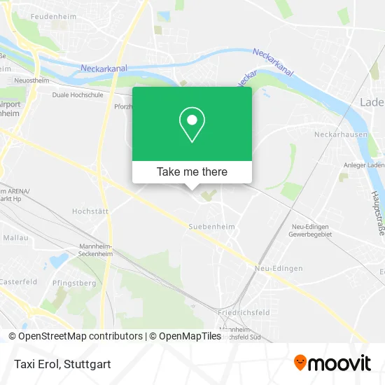Карта Taxi Erol