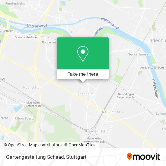 Карта Gartengestaltung Schaad