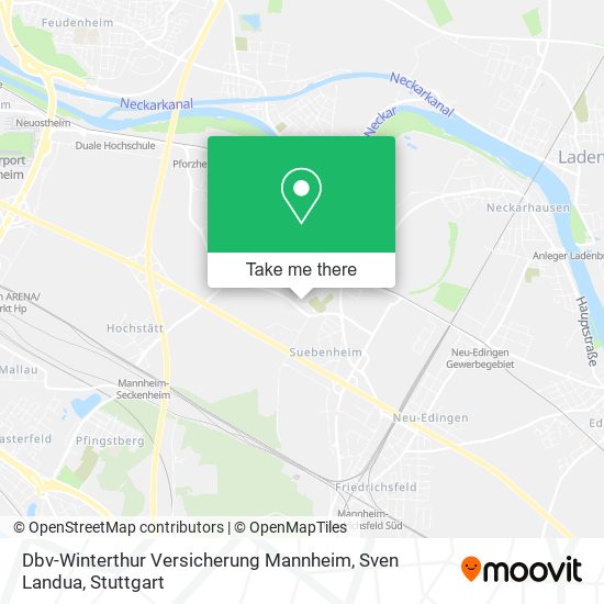 Dbv-Winterthur Versicherung Mannheim, Sven Landua map