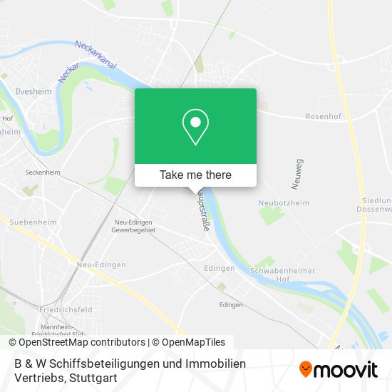 B & W Schiffsbeteiligungen und Immobilien Vertriebs map