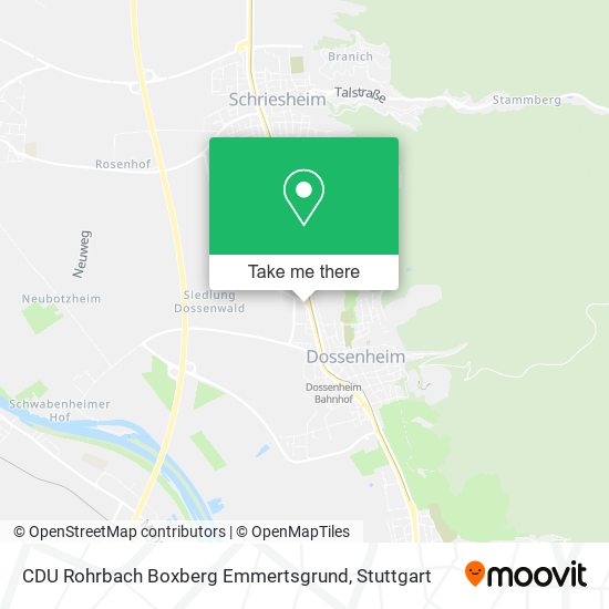 CDU Rohrbach Boxberg Emmertsgrund map