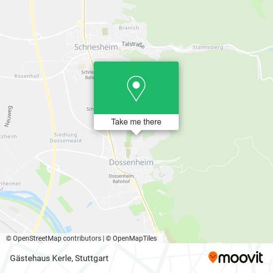 Gästehaus Kerle map