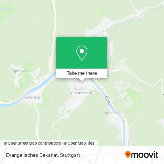 Evangelisches Dekanat map