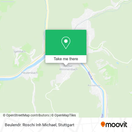Карта Beulendr. Roschi Inh Michael