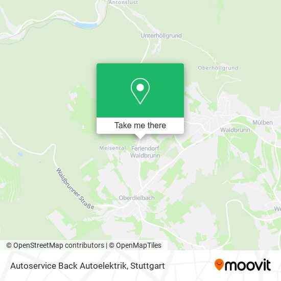 Карта Autoservice Back Autoelektrik