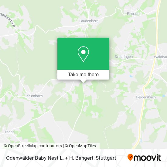 Odenwälder Baby Nest L. + H. Bangert map