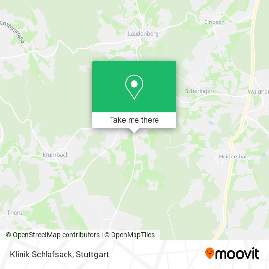 Карта Klinik Schlafsack