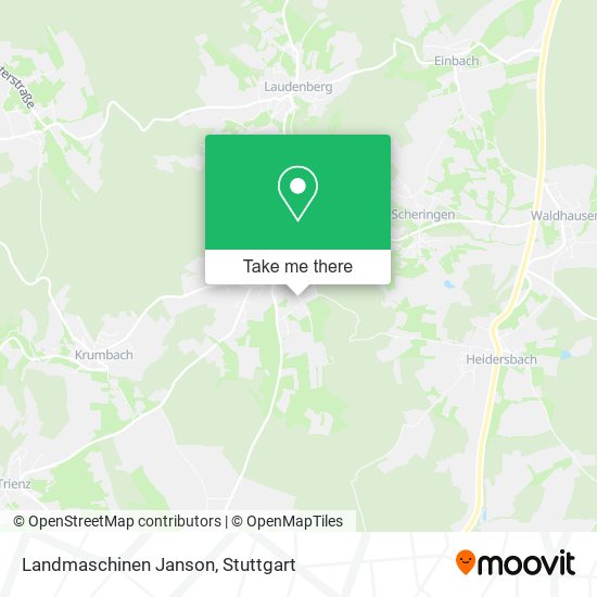 Landmaschinen Janson map