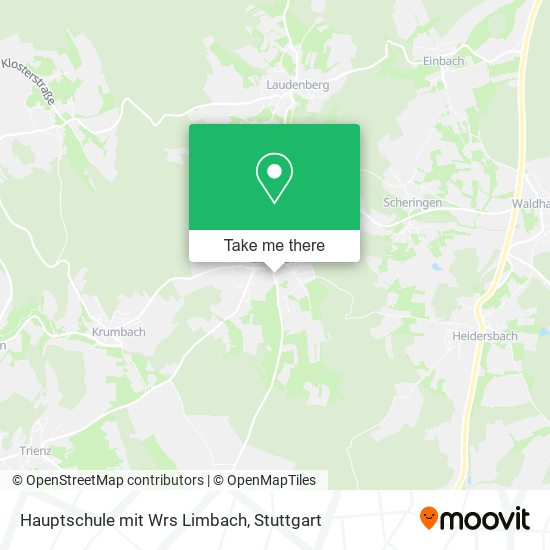 Hauptschule mit Wrs Limbach map