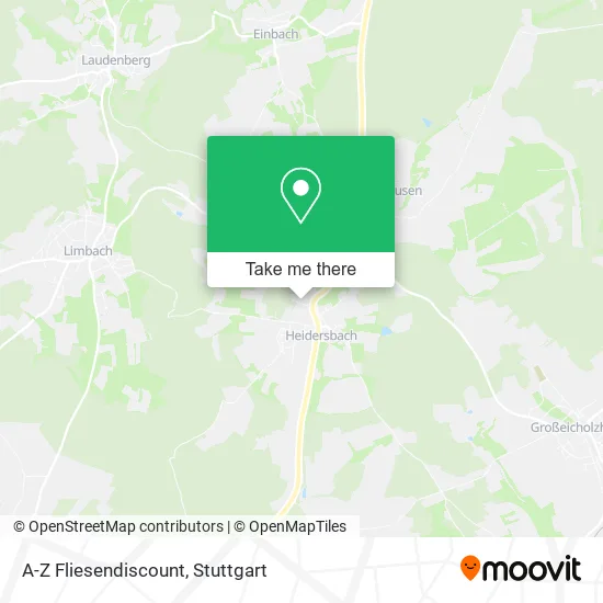 Карта A-Z Fliesendiscount