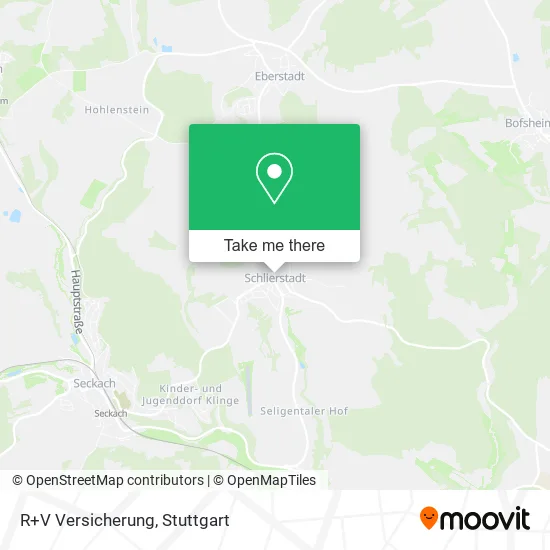 R+V Versicherung map