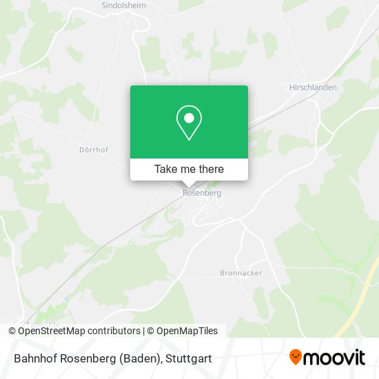 Bahnhof Rosenberg (Baden) map
