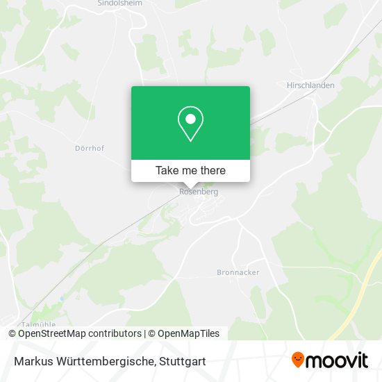 Markus Württembergische map