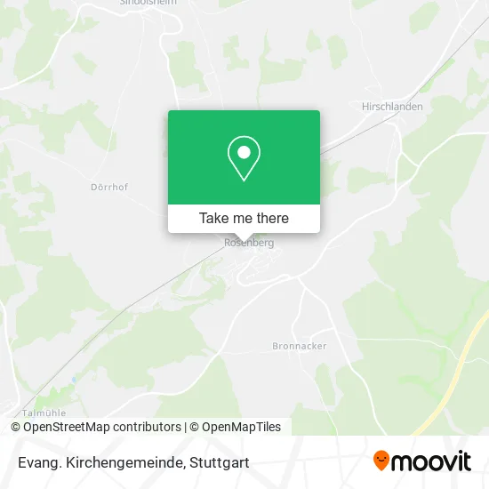 Карта Evang. Kirchengemeinde