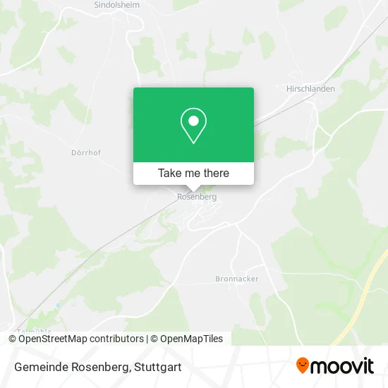 Карта Gemeinde Rosenberg