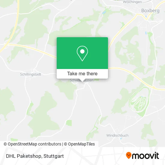 Карта DHL Paketshop