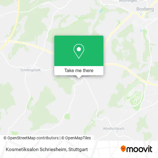 Карта Kosmetiksalon Schriesheim