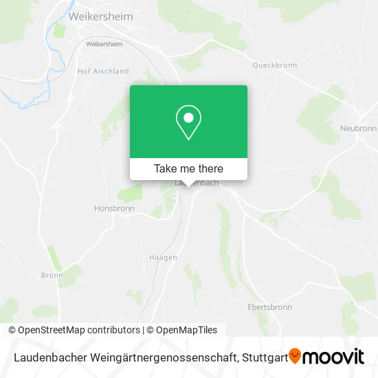 Карта Laudenbacher Weingärtnergenossenschaft
