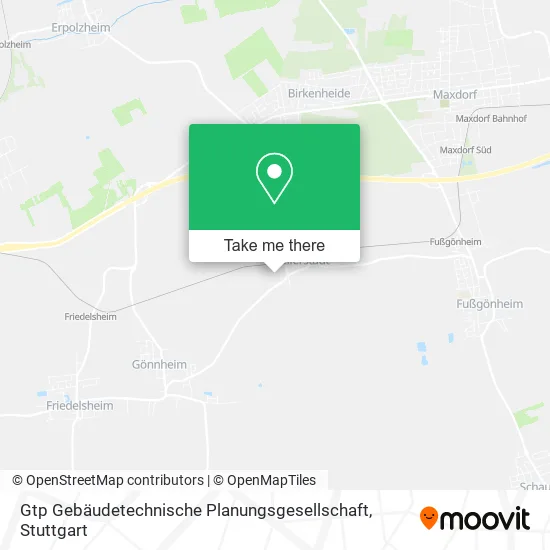 Карта Gtp Gebäudetechnische Planungsgesellschaft