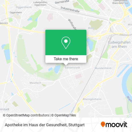 Apotheke im Haus der Gesundheit map
