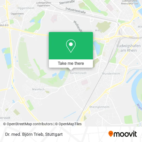 Карта Dr. med. Björn Trieb