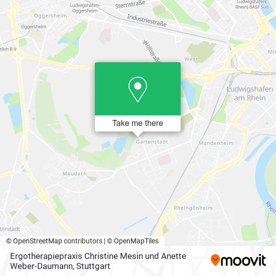 Карта Ergotherapiepraxis Christine Mesin und Anette Weber-Daumann